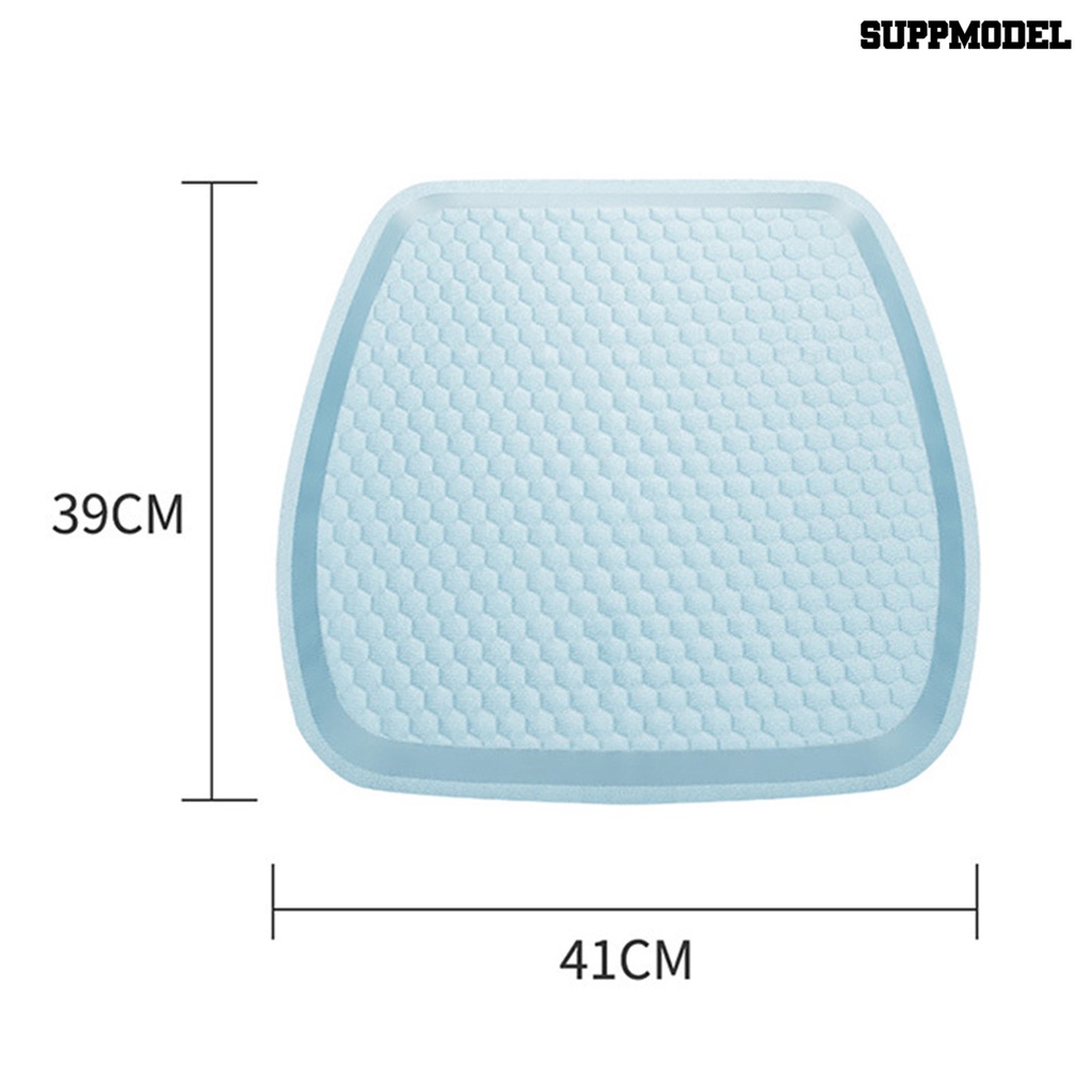 [SM] Bantal Kursi Kain Sarang Lebah Bernapas Mendukung Dekompresi Rebound Lambat Es Sutra Gel Car Seat Cushion Aksesoris Mobil