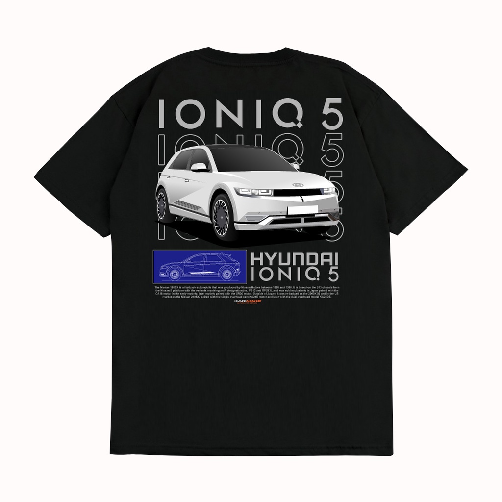 Kaos T Shirt HYUNDAI IONIQ 5 Kaos Otomotif