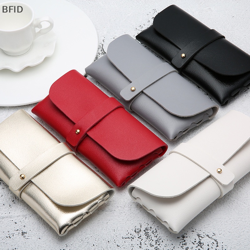 [BFID] Kotak Kacamata Wanita Kulit Lembut Tas Kacamata Fashion Portable Kotak Penyimpanan Kacamata Aksesoris Eyeglasses Case Sunglasses Bag [ID]