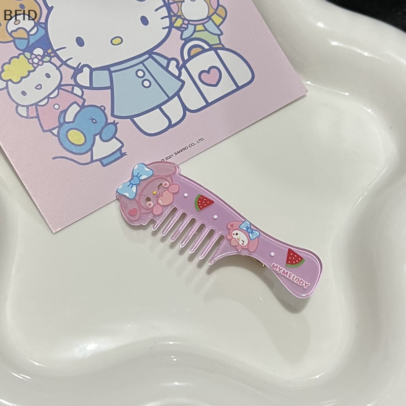 [BFID] Sanrio Jepit Rambut Kuromi Kartun Wanita Jepit Rambut Hiasan Kepala Samping Aksesoris Rambut [ID]