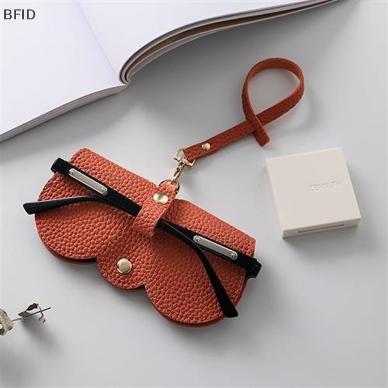 [BFID] 1pc Retro Kulit Handmade Kacamata Kantong Kacamata Sunglasses Case Pelindung [ID]