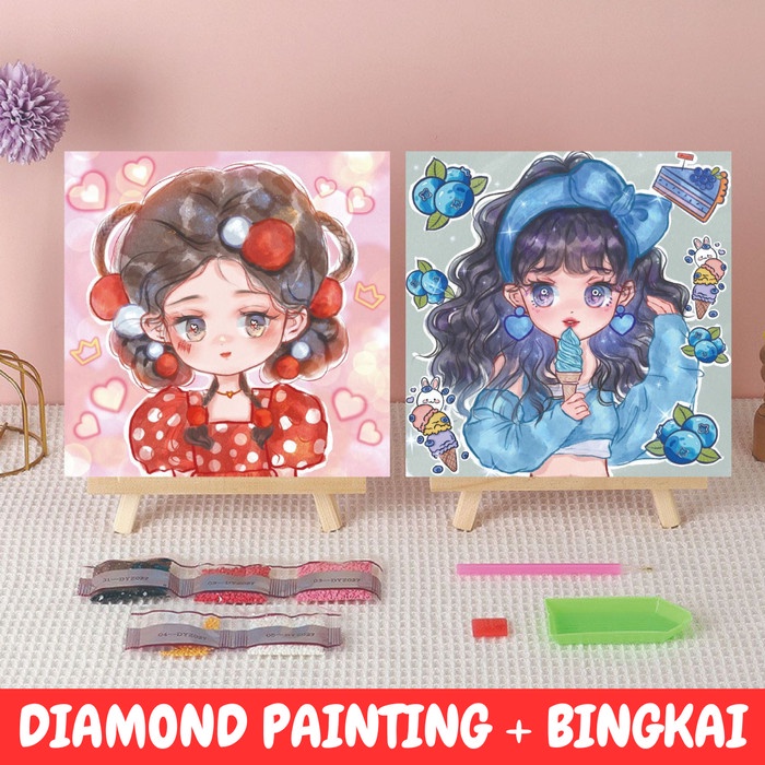 Diamond Painting 5D Kit Mainan DIY Anak Lukisan Diamond ST0054