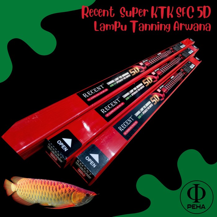 Lampu LED TANNING Arwana 5D KONTES QUALITY RECENT SUPER KTK Arowana - Lampu Tanning Arwana