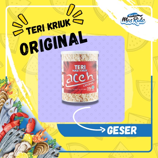 

Teri Nasi Kriuk Aceh Original Anchovy Teri Medan Oven Camilan Original