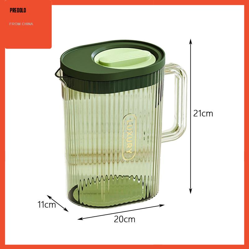 [Predolo] Water Pitcher 70oz Ketel Limun Kedap Udara Tidak Bocor Untuk Kulkas Rumah