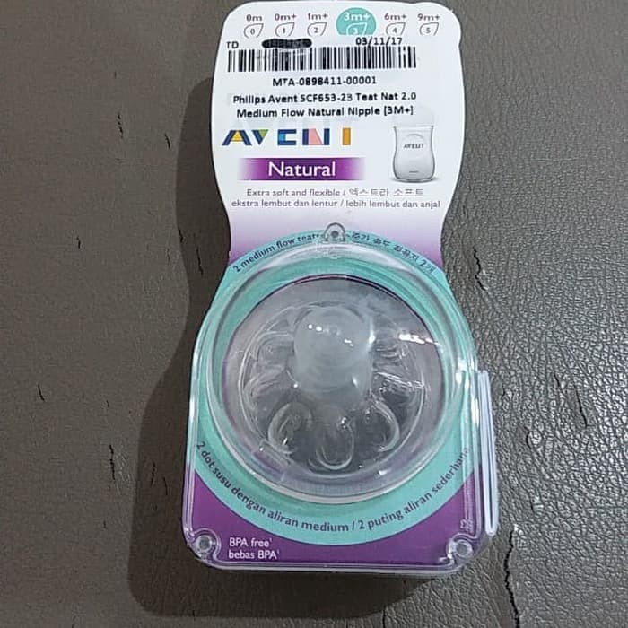 Avent Dot Natural Nipple 3m+