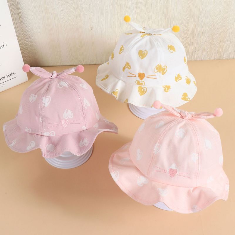 (Pimenova) Topi Anak  Sun Hat Fisherman Hat tapi bayi baby cap