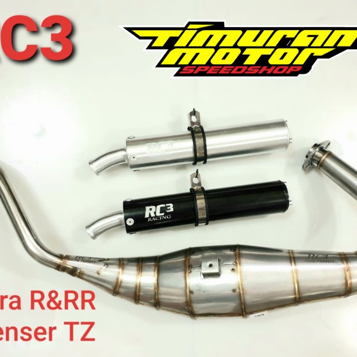 READY KNALPOT RC3 COBRA SILENCER TZ NINJA R - NINJA RR ORIGINAL