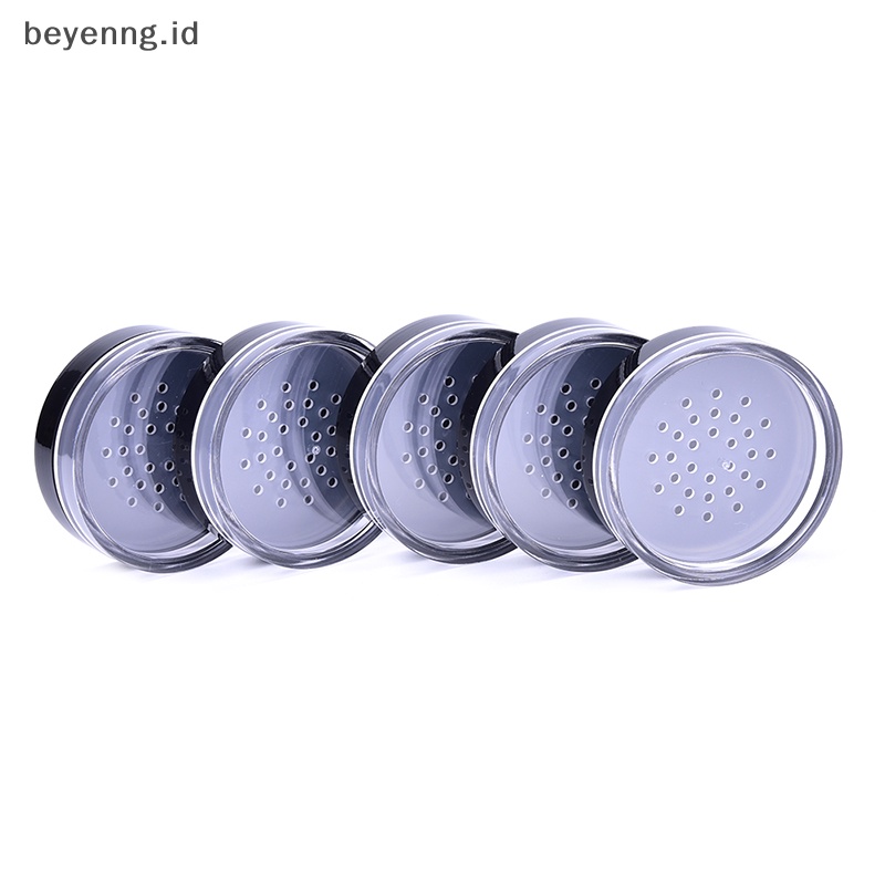 Beyen Kosong Isi Ulang Kosmetik Jar Pot Loose Face Powder Sifter Case Kotak Bedak ID