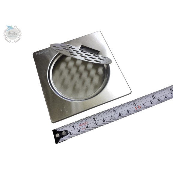 FIORENTINO TUTUP SARINGAN GOT KAMAR MANDI FLOOR DRAIN PLAT 4 INCH OLS SARINGAN MANGKUK STAINLESS / FLOOR DRAIN STRAINER