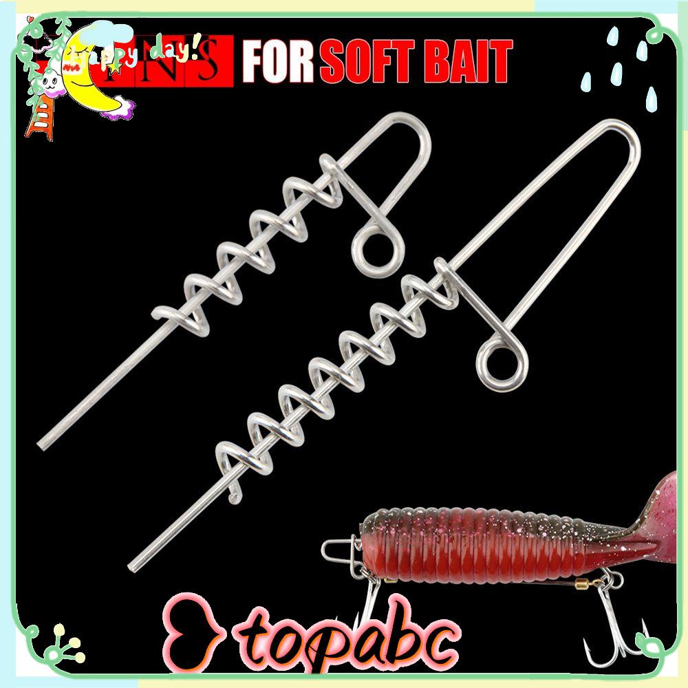 TOP Konektor Umpan Pancing Lembut Stainless Steel Alat Perlengkapan Ikan Angling Aksesoris Kait Tetap Jarum