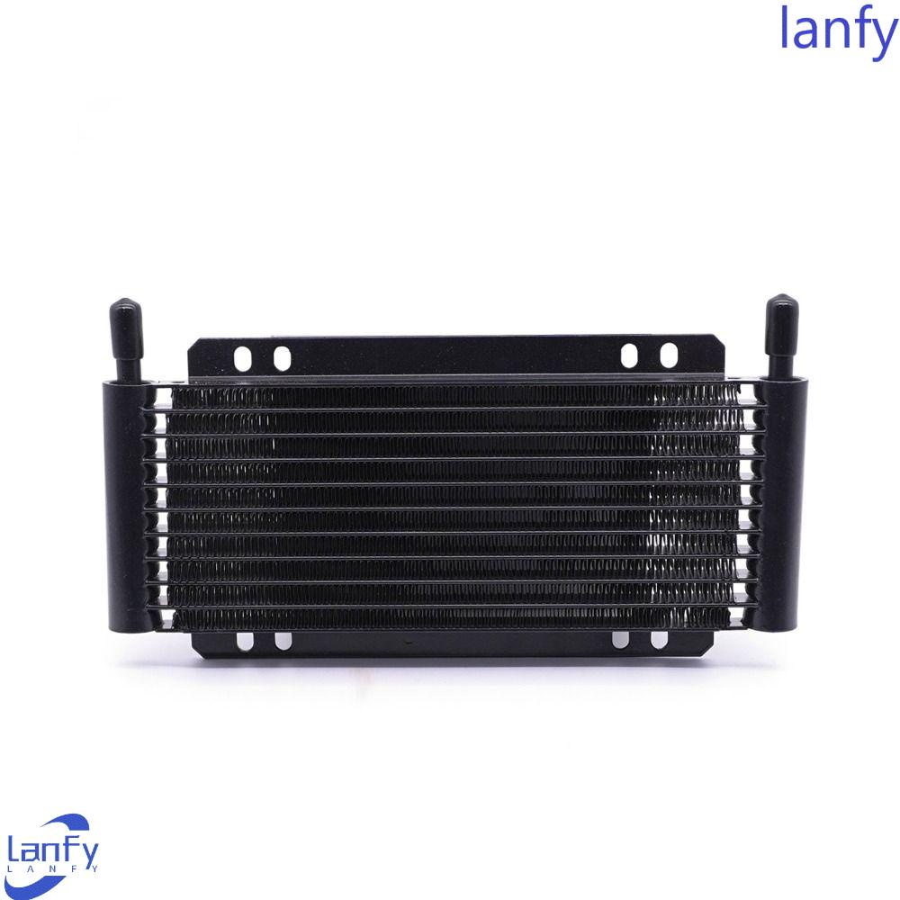 LANFY Transmission Oil Cooler 11 15 20 26 Baris Pengganti Otomatis Manual Alumunium Teletransmission Convertor Rapid Cool Plate