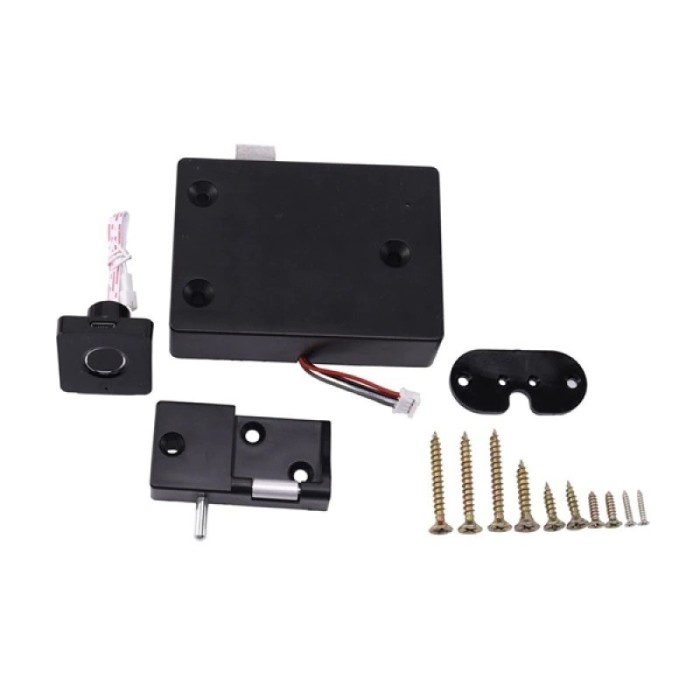 Kunci Lemari Sensor Fingler Print | Cabinet Door Lock Fingerprint 2B