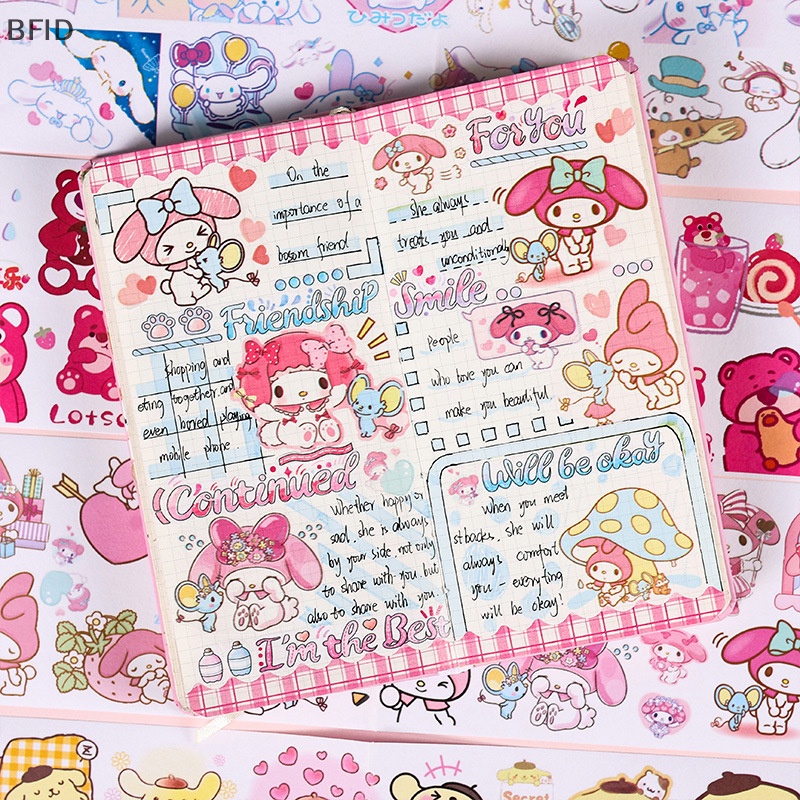 [BFID] Kawaii Sanrio Stiker Kuromi Cinnamoroll Anime Lucu Ponsel Case Pensil Case Dekorasi Aksesoris Mainan Bayi Untuk Anak Perempuan [ID]