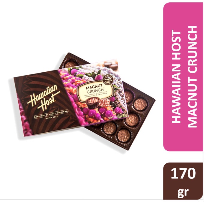 

Hawaiian Host Macnut Crunch 6 oz - cokelat hawaiian host impor usa