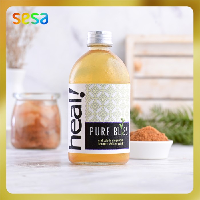 

HEAL Kombucha Pure Bliss 370ml - Minuman Sehat Fermentasi