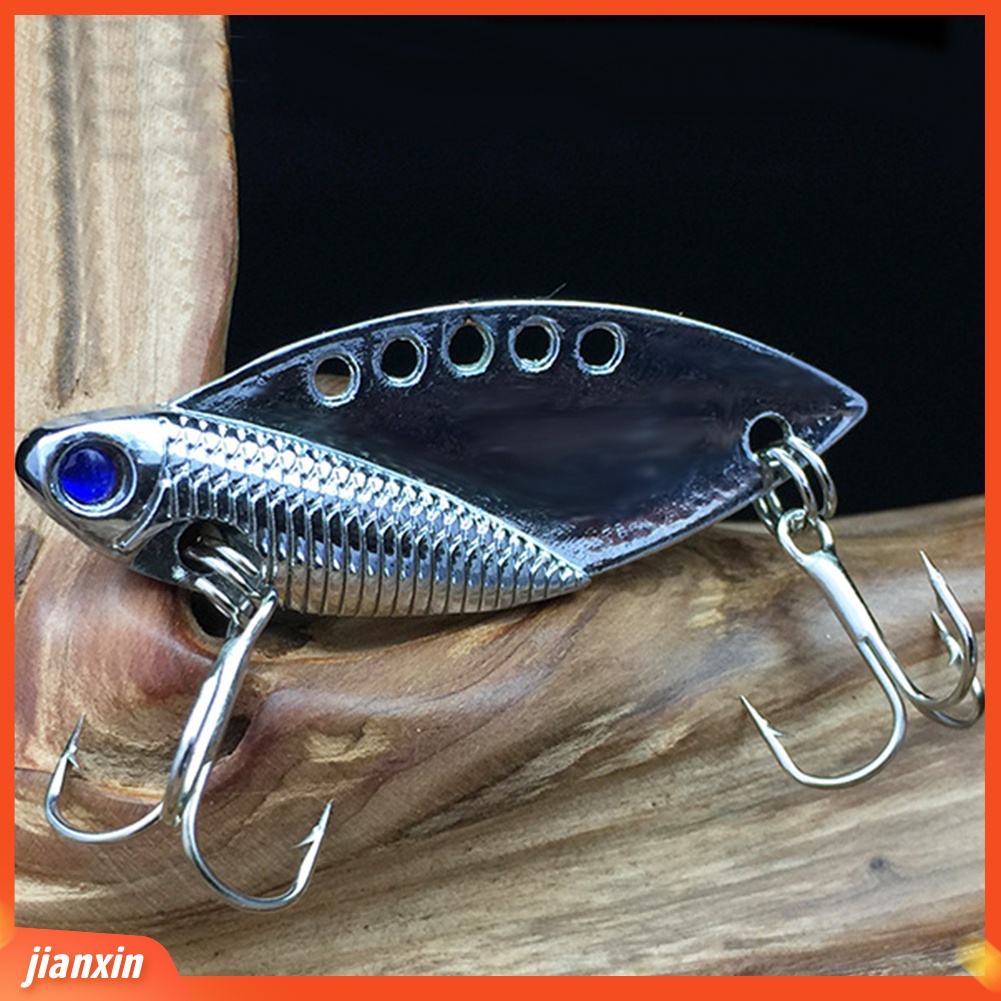 (In Stock) Umpan Pancing Berbentuk Ikan Bahan Zinc Alloy Keras Buatan Tackle Dengan Kait Treble