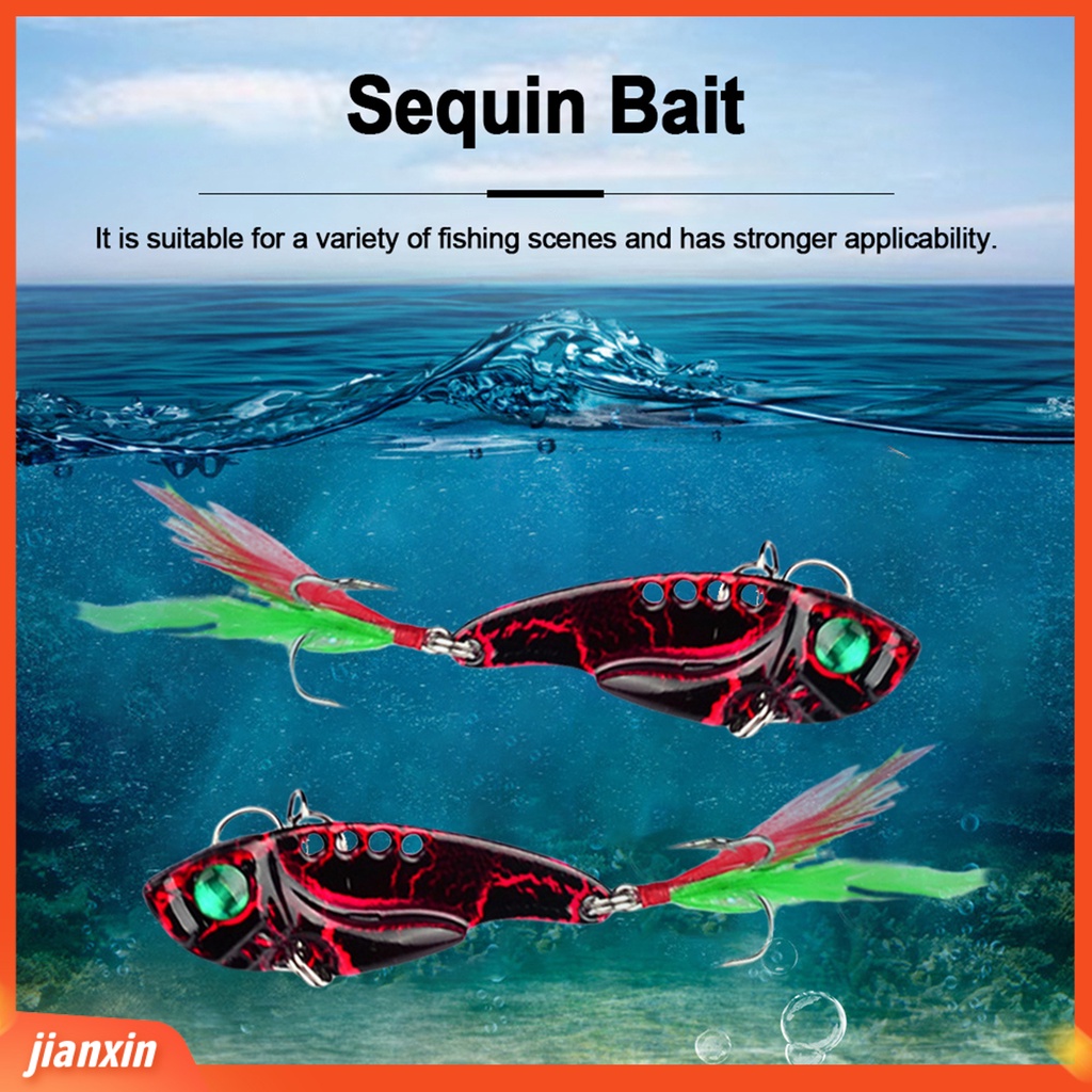 (In Stock) 11g /5.5cm Umpan Payet 3D Simulasi Fisheye Tajam Kait Simulasi Angling Tungsten Alloy Warna-Warni Bionic Sequin Lures Untuk Memancing Di Luar Ruangan