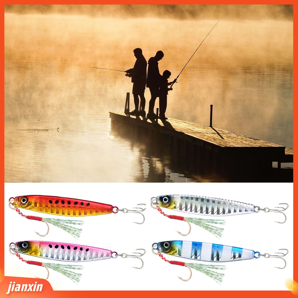 (In Stock) 6cm /20g Umpan Umpan Simulasi 3D Fisheyes Efek Bercahaya Kait Tajam Plat Besi Lure S-type Hard Bait Fishing Supply