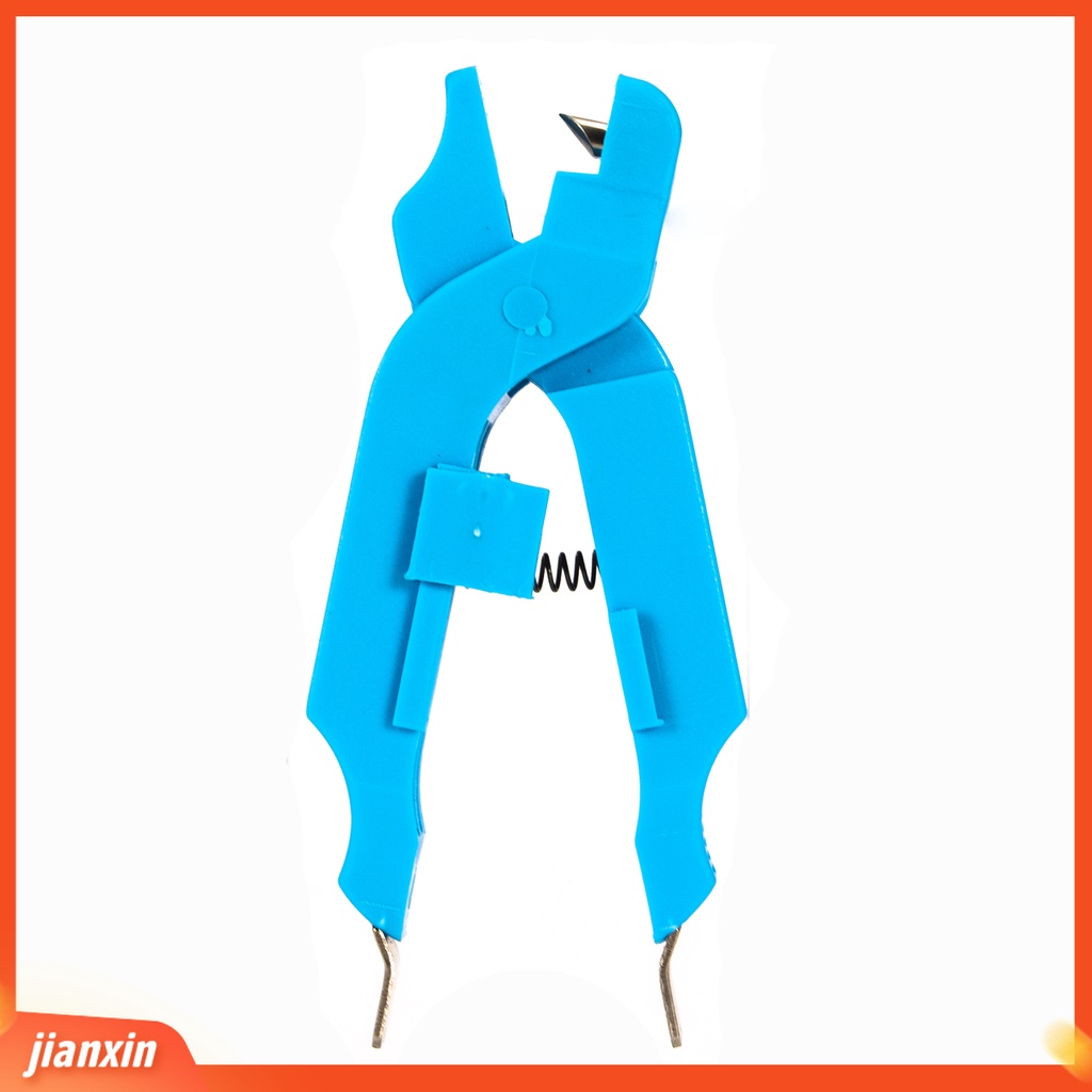 (In Stock) Portable 9.5cm Biru ABS Stainless Steel Perahu Pancing Musim Semi Tang Penjepit