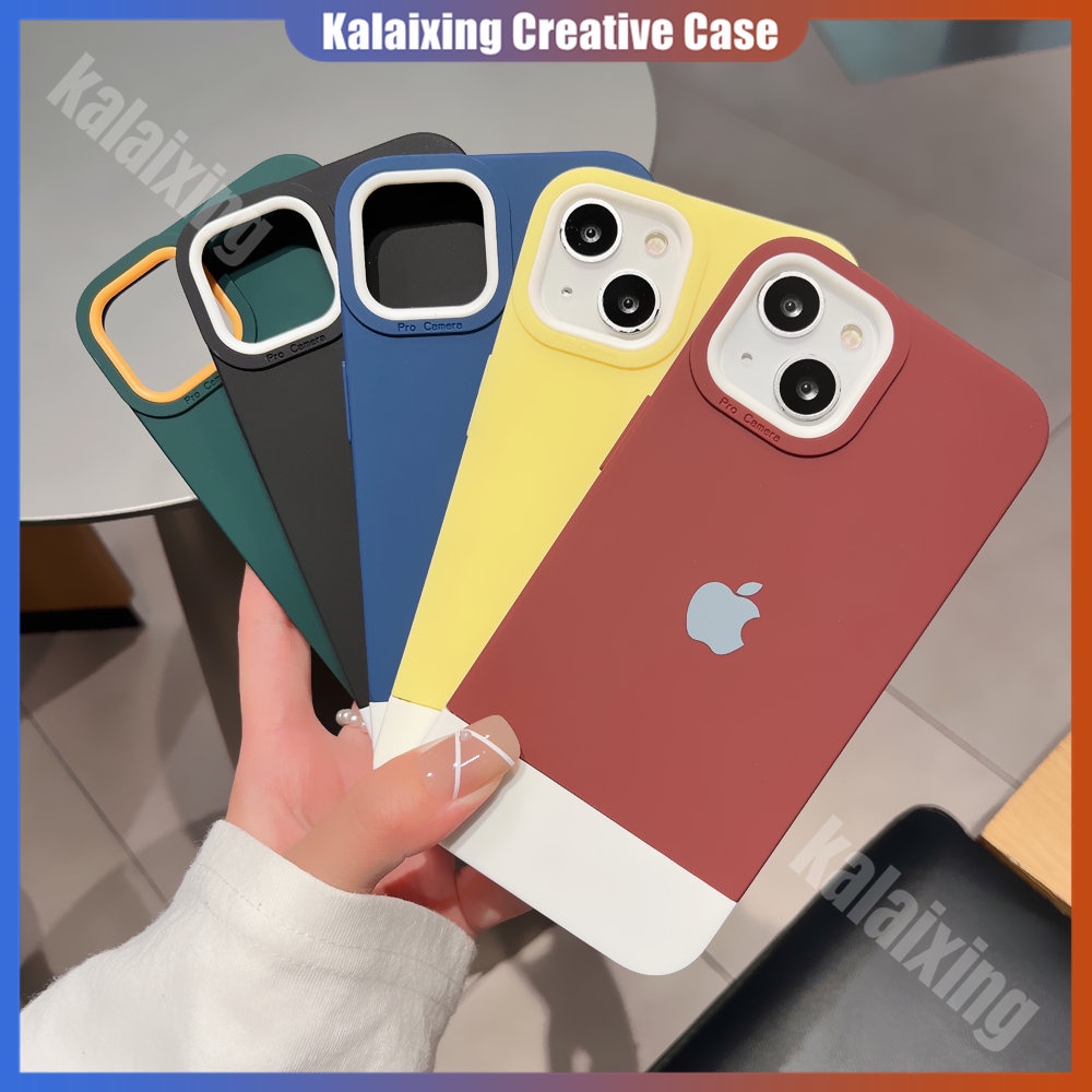 Soft Case 3 in 1 Warna Macaron Untuk iPhone 14 Pro Max 14Pro 14Max 13 12 11 Pro 11ProMax
