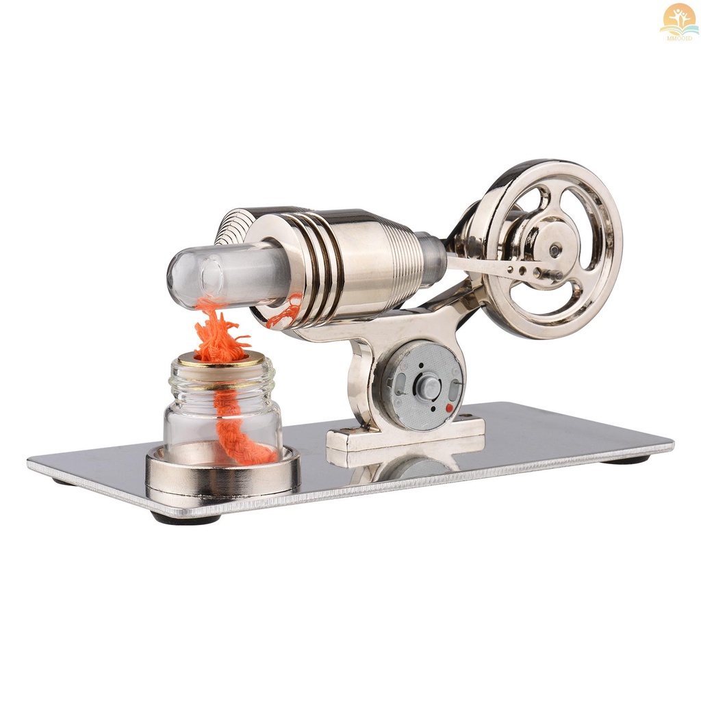 In Stock Stirling Mesin Kit Generator Listrik Udara Panas Model Tabung Mobil Model Generator Fisik Dengan Desain Roda Gila Percobaan Sains Mainan Edukasi DIY Untuk Guru Dewasa