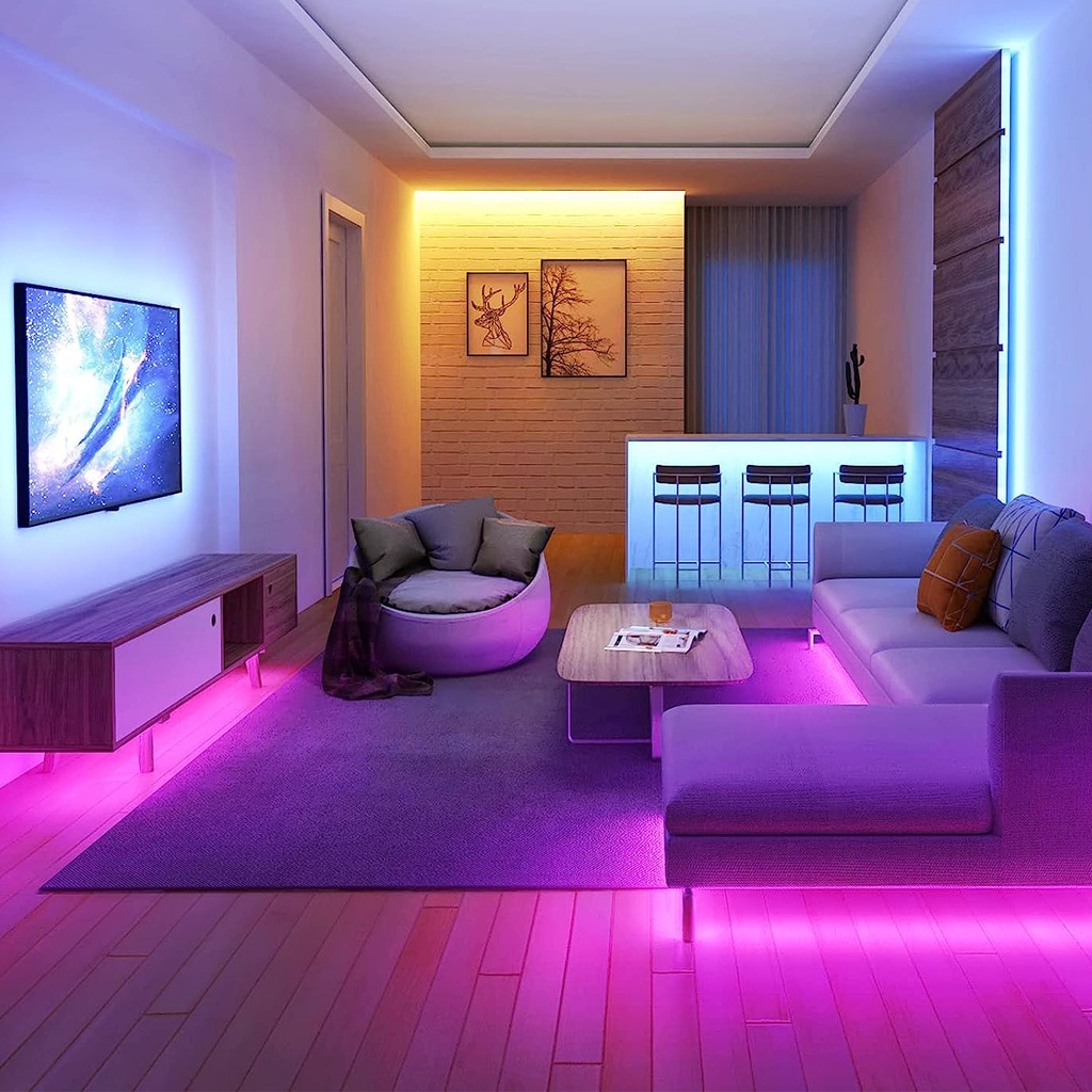 IDM Paket Lampu LED Strip Selang 5050 SMD AC 220V Meteran Outdoor Indoor Waterproof E026