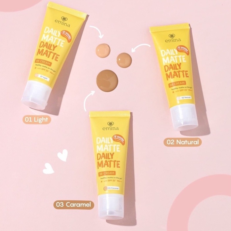 Emina Daily Matte BB Cream emina bb cream bb cream bedak basah foundation