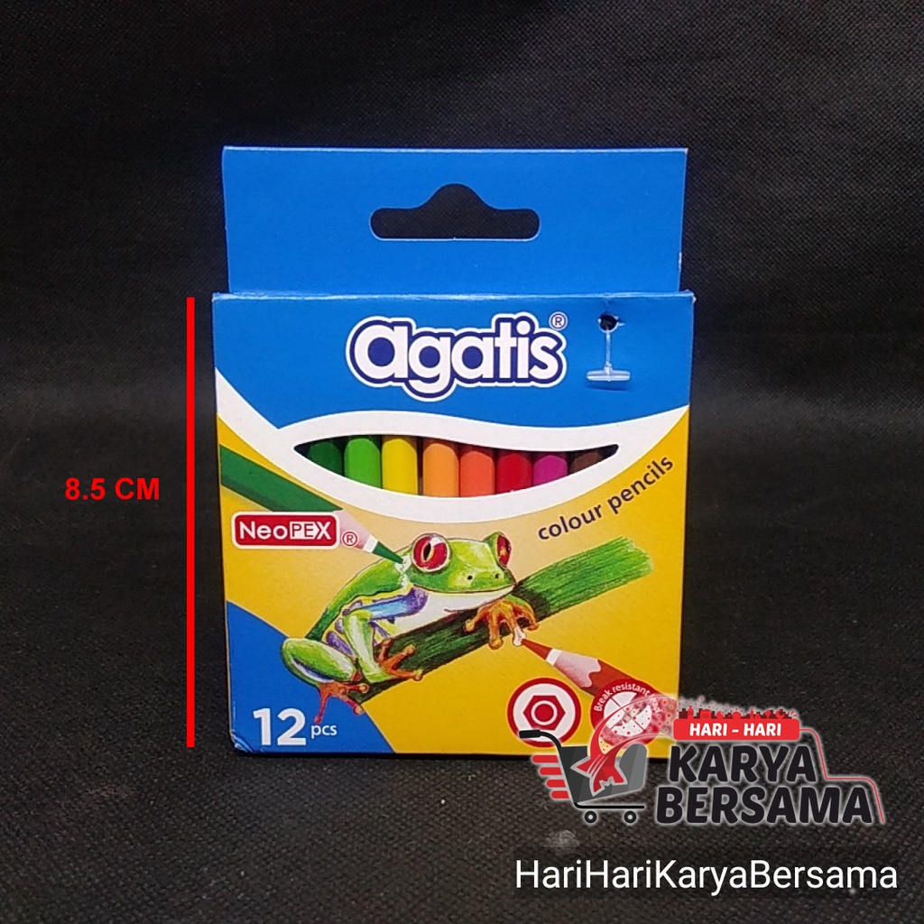

PENSIL WARNA AGATIS NEOPEX PERMANENT COLOR PENCIL ISI 12'S