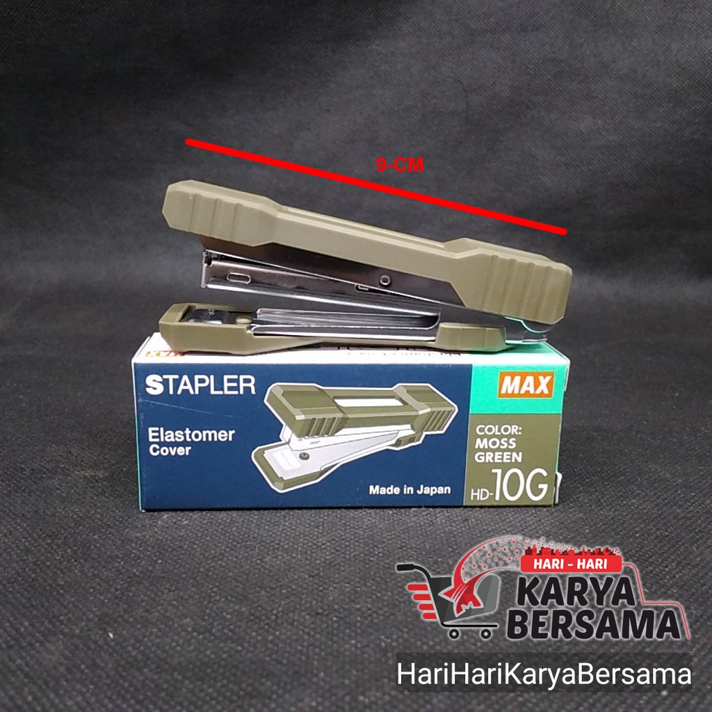 

MAX STAPLER STEPLES HEKTAR ELASTOMER COVER KARET HD-10G MOSS GREEN 1'S