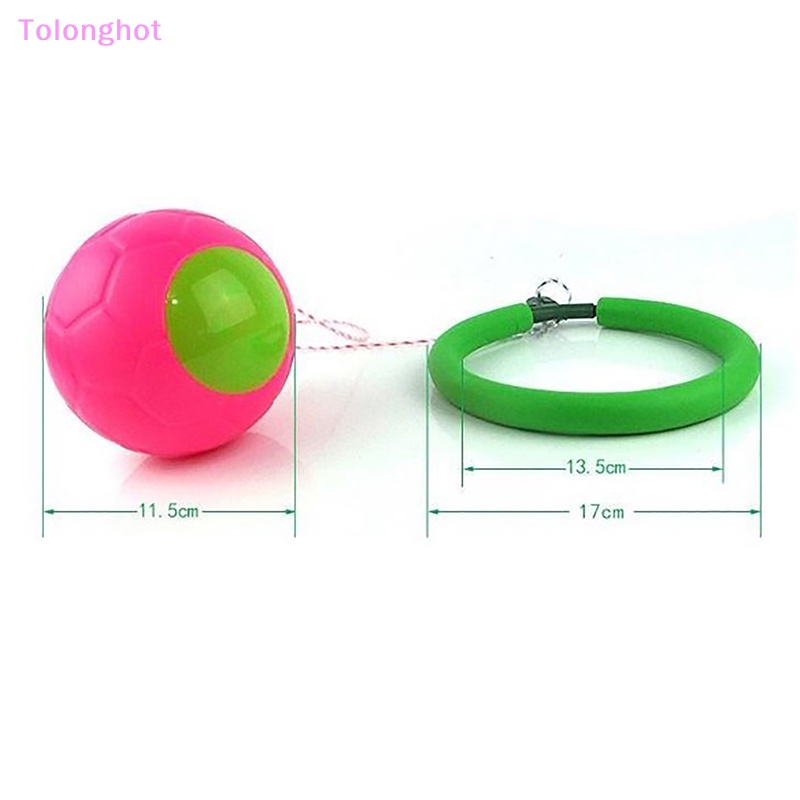 Tolonghot&gt; 1PC Skip ball Outdoor Fun toy ball Klasik Skipping Mainan Latihan Koordinasi Dan Keseimbangan hop jump playground may toy ball well