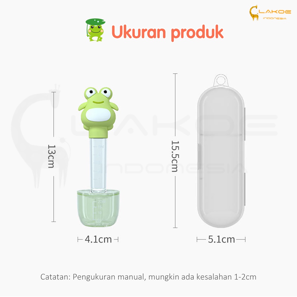 Lakoe Pipet Tetes Obat Bayi Baby Medicine Feeder Alat Bantu Minum Obat Susu/Penyuap suntik bayi