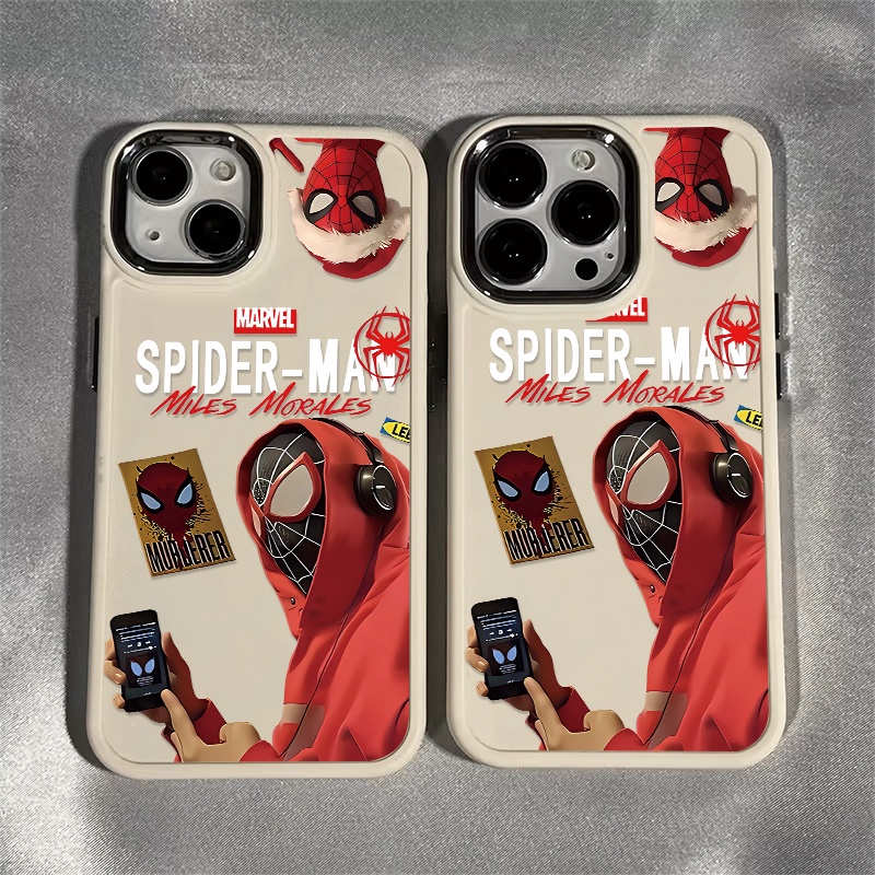 IPHONE Fashion Casing Ponsel Silikon Kompatibel Untuk Iphone14 13 12 11 Pro Max XS X XR 8 +7Plus Casing Lembut Shockproof Metal Buttons Cover Cell Precticer