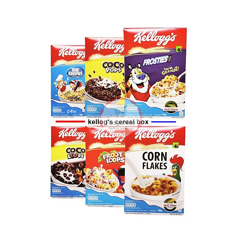 

Kellogg's Cereal - BOX Ukuran Sedang - Sereal Sarapan