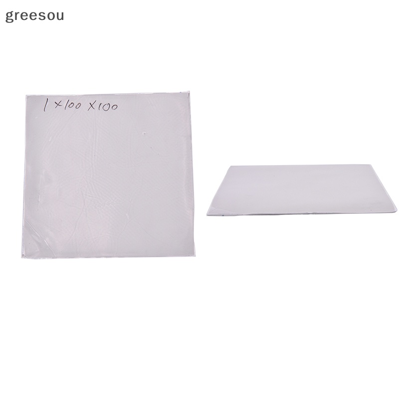 Greesou GPU CPU Heatsink Pendingin Thermal Conductive Silicone Pad 100mmx100mmx1mm ID