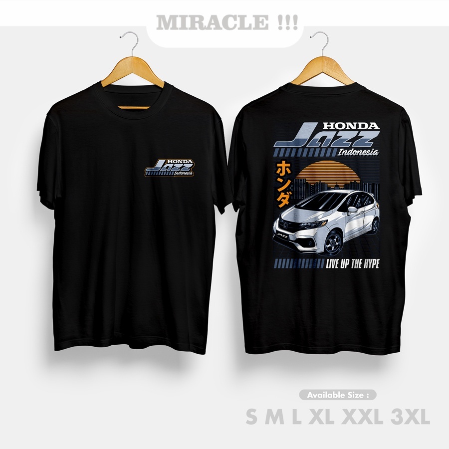 Kaos Baju Mobil Honda Jazz GK5 Honda Jazz Indonesia Kaos Otomotif
