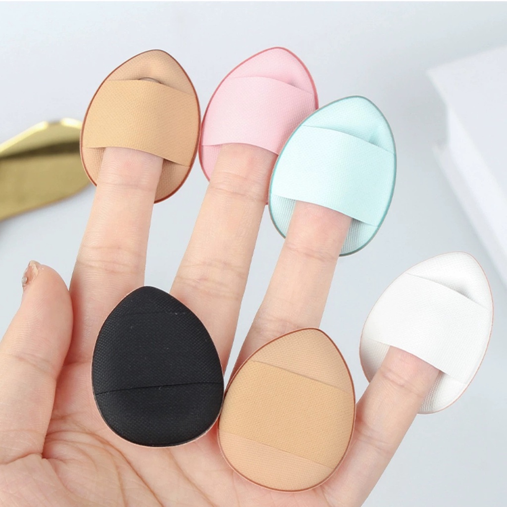 Spons Puff Air Cushion Mini Fungsi Ganda Basah(6 Pcs) / Kering Untuk Concealer / Foundation/ Alas Bedak / Puff Cushion / Air Cushion/make Up Spons/Basah Dan Kering Penggunaan Ganda Mudah Diaplikasika Rias