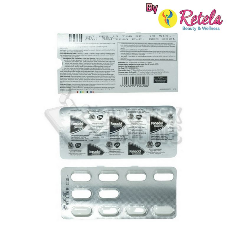 Panadol Flu Dan Batuk 1 Blister 10 Tablet