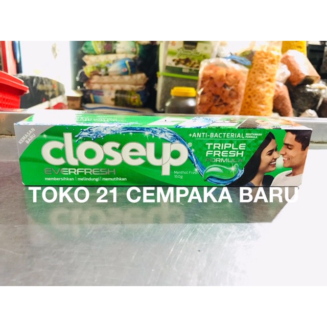 Close Up Pasta Gigi MENTHOL FRESH 160 gram | Closeup Mint Murah 160g Murah promo