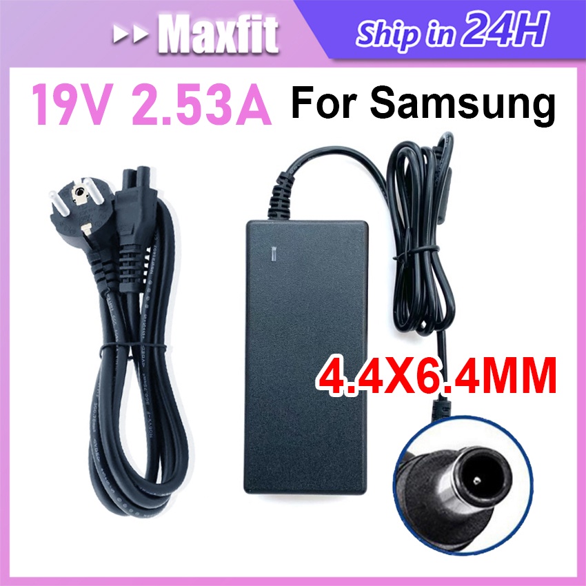 Charger Adaptor Samsung 19V 2.53A 48W Adaptor Laptop Monitor Lcd/Led Ac Adapter Tv