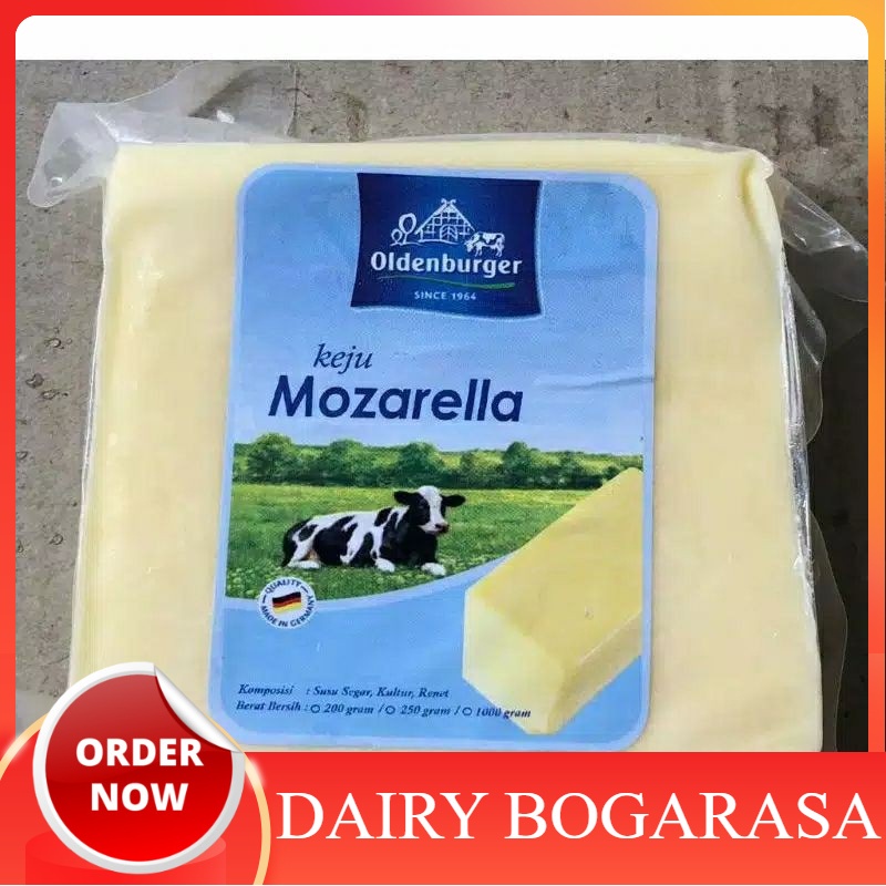 

Oldenburger Mozzarella Cheese 250 gr REPACK - Keju Mozarella Import