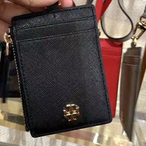 

[DD] Name Tag Holder Tory Burch ID card Holder Gantungan ID Card - Hitam