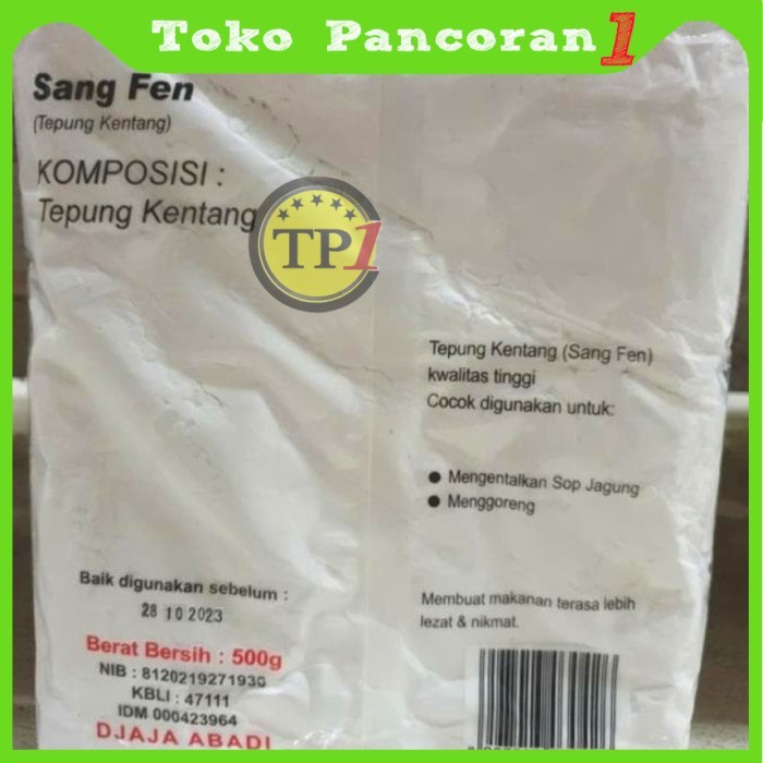 

Tepung Kentang Potato Starch entera Naga Sang Fen Sangfen 500g