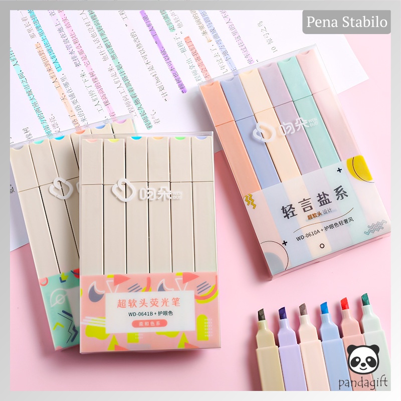 

Stabilo /stabillo warna/stabilo isi 6 warna pastel - GG0264