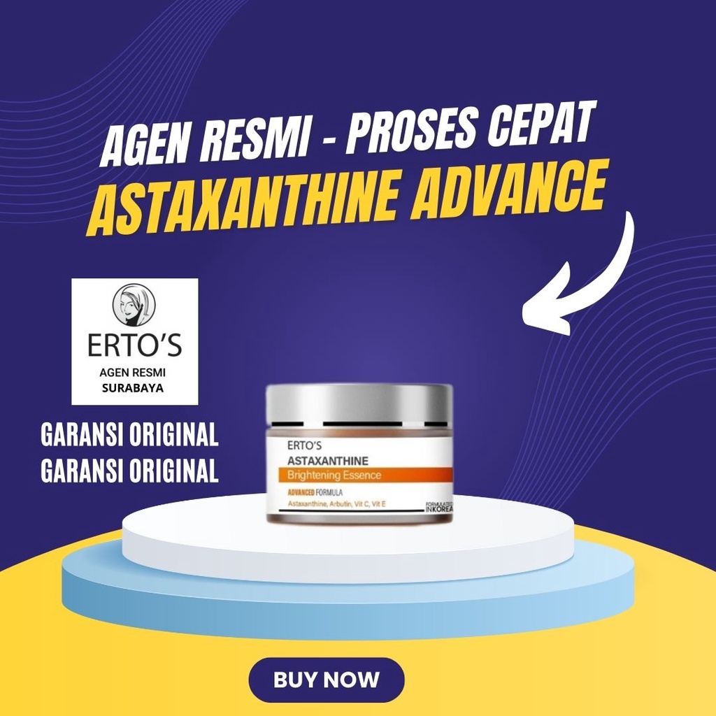 (promo) Ertos Cream Krim Penghilang Menghilangkan Flek Hitam Membandel Bpom - Erto's Astaxanthine