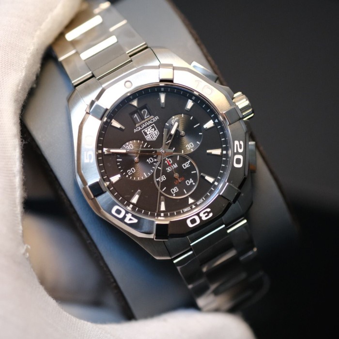 Tag Heuer Aquracer CAY1110.BA0927 Chronograph Dial Black Original
