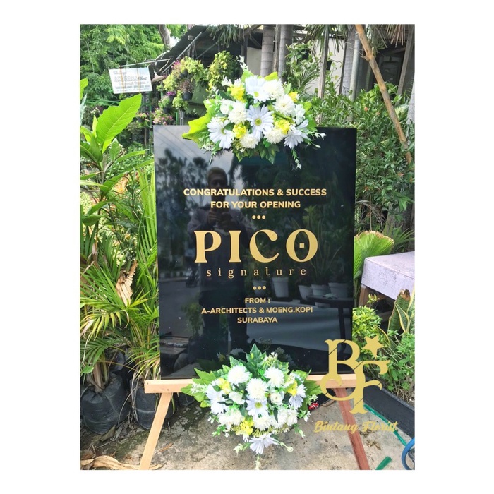 Sale Bunga Papan Akrilik Artifical Termurah