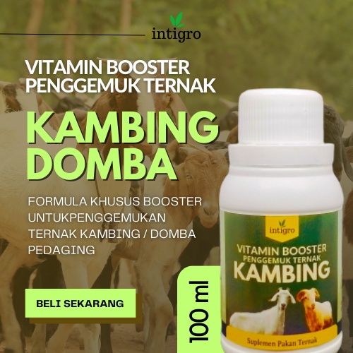 ( Bos_Organik ) Vitamin Ternak Kambing / Vitamin Kambing Biar Gemuk Nafsu Makan Obat Vitamin Penggem