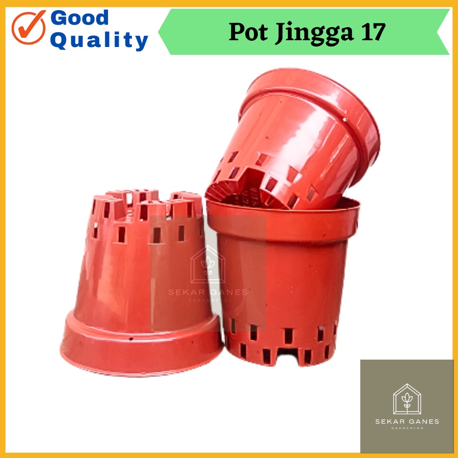 Pot Plastik Anggrek Jingga Bata Uk 17 Pot Gantung Anggrek Berlubang Pot Bunga cantik
