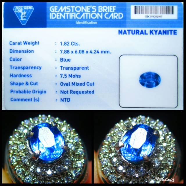 NATURAL BLUE SHAPPIRE KYANITE CUTTING